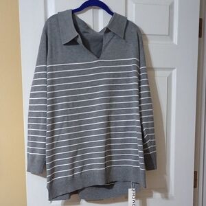 NWT BloomChic Supersoft Essentials Striped Knit Pullover